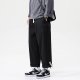 Solid Color Versatile Drape Trousers Hip Hop Loose