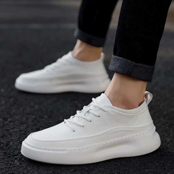 High-Top Shoes Men'S Shoes Autumn Board Shoes Trend Korean Wild Casual Shoes Men'S Trendy Shoes White Shoes Winter